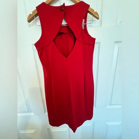 Johnny Martin Vibrant Red Mini Dress - Picture 3 of 7